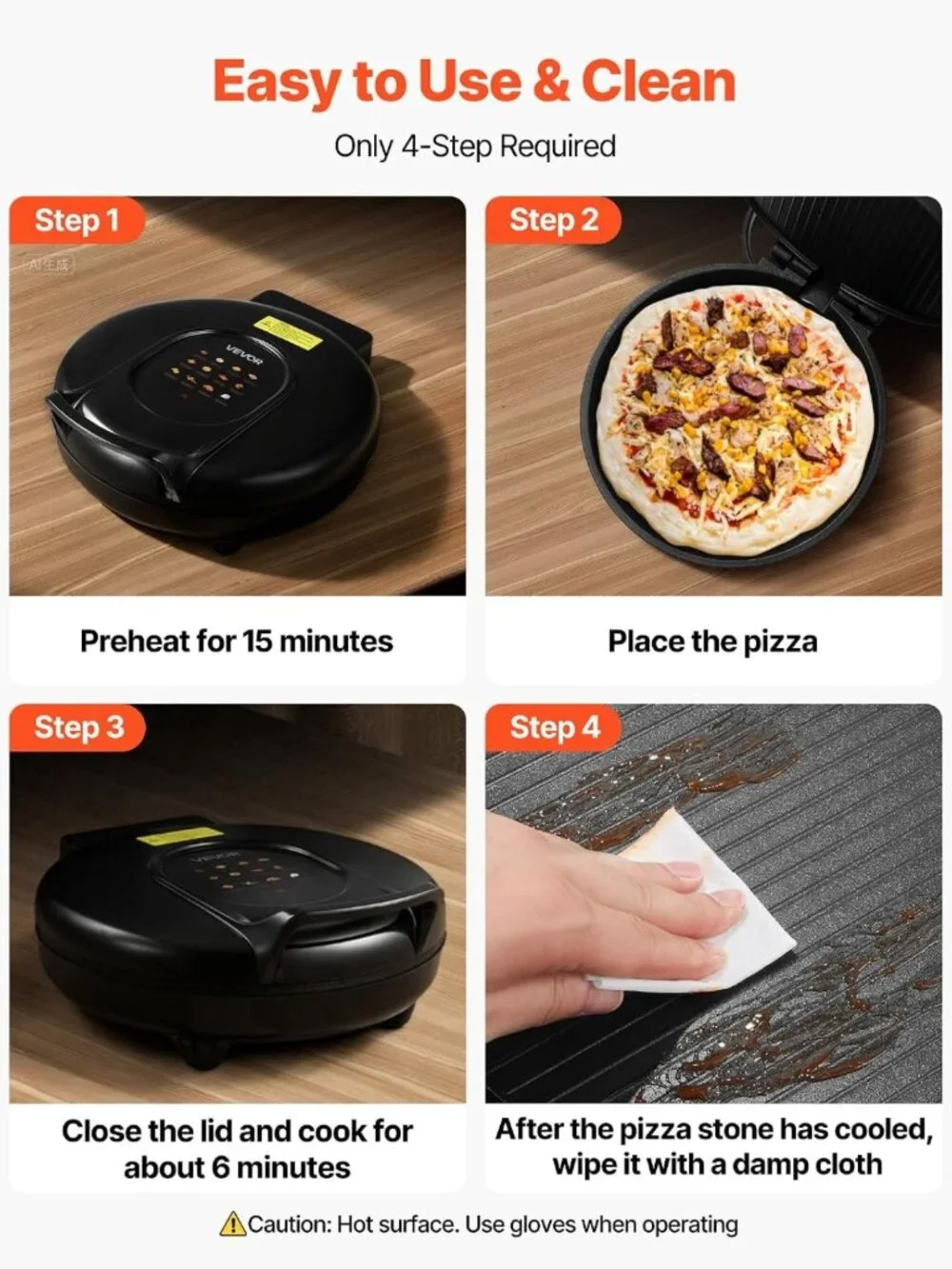 Electric Pizza Oven 12